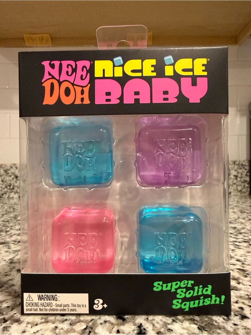 Needoh Nice Ice Baby 4 Pack Super Solid Squish!